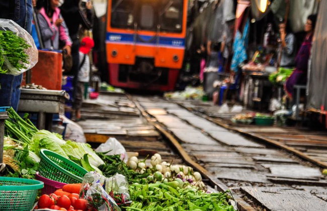 Zugmarkt, schwimmender Markt & Ayutthaya - Tagestour - Foto 4